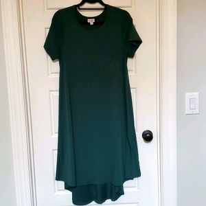 LulaRoe Hunter Green dress